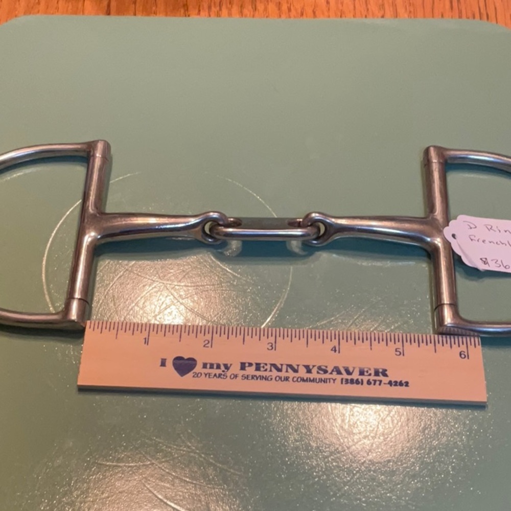 Korsteel D Ring French Link horse bit